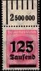Deutsches Reich Deutsches Reich 291aW OR postfrisch 1/5/1 MiNr. 291aW OR postfrisch 1/5/1 -