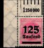 Deutsches Reich Deutsches Reich 291aW OR postfrisch 1/5/1 vom Eckrand MiNr. 291aW OR postfrisch 1/5/1 vom Eckrand -