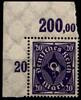 Deutsches Reich Deutsches Reich 226P OR postfrisch vom Eckrand MiNr. 226P OR postfrisch vom Eckrand -