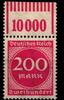 Deutsches Reich Deutsches Reich 269W OR postfrisch 1/11/1 MiNr. 269W OR postfrisch 1/11/1 -