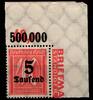 Deutsches Reich Deutsches Reich 277P OR postfrisch vom Eckrand oben rechts MiNr. 277P OR postfrisch vom Eckrand oben rechts -