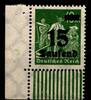 Deutsches Reich Deutsches Reich 279bW OR postfrisch Eckrand unten links MiNr. 279bW OR postfrisch Eckrand unten links -