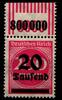 Deutsches Reich Deutsches Reich 282W OR postfrisch 2/9/2 MiNr. 282W OR postfrisch 2/9/2 -