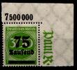 Deutsches Reich Deutsches Reich 286P OR postfrisch vom Eckrand MiNr. 286P OR postfrisch vom Eckrand -