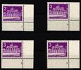 Berlin Berlin 231 postfrisch mit Formnummern 1-4 MiNr. 231 postfrisch mit Formnummern 1-4 -