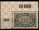 Deutsches Reich Deutsches Reich 252P OR postfrisch vom Eckrand oben links MiNr. 252P OR postfrisch vom Eckrand oben links -