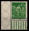 Deutsches Reich Deutsches Reich 244b postfrisch vom Eckrand unten links MiNr. 244b postfrisch vom Eckrand unten links -