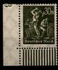 Deutsches Reich Deutsches Reich 243a postfrisch vom Eckrand unten links, Typenprüfung MiNr. 243a postfrisch vom Eckrand unten links, Typenprüfun -