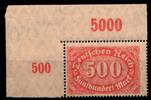 Deutsches Reich Deutsches Reich 223P OR postfrisch vom Eckrand MiNr. 223P OR postfrisch vom Eckrand -