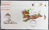 Dominica Dominica 1394-1401 und Block 182 und 183 gestempelt als FDC / Pilze MiNr. 1394-1401 und Block 182 und 183 gestempelt als FDC / P -