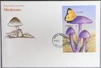 Dominica Dominica 2471-2476, Kleinbogen und Block 352 gestempelt als FDC / Pilze MiNr. 2471-2476, Kleinbogen und Block 352 gestempelt als -