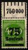 Deutsches Reich Deutsches Reich 287W OR postfrisch 1/5/1 MiNr. 287W OR postfrisch 1/5/1 -