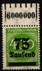 Deutsches Reich Deutsches Reich 287W OR postfrisch 1/5/1 MiNr. 287W OR postfrisch 1/5/1 -