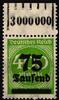 Deutsches Reich Deutsches Reich 287W OR postfrisch 1/5/1 MiNr. 287W OR postfrisch 1/5/1 -
