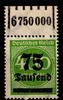 Deutsches Reich Deutsches Reich 287W OR postfrisch 1/5/1 MiNr. 287W OR postfrisch 1/5/1 -