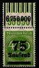 Deutsches Reich Deutsches Reich 287W OR postfrisch 1/11/1 - 1/5/1 MiNr. 287W OR postfrisch 1/11/1 - 1/5/1 -