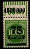 Deutsches Reich Deutsches Reich 288 IIW OR postfrisch 1/11/1 MiNr. 288 IIW OR postfrisch 1/11/1 -
