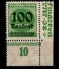 Deutsches Reich Deutsches Reich 290 postfrisch vom Eckrand MiNr. 290 postfrisch vom Eckrand -