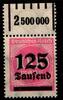 Deutsches Reich Deutsches Reich 291W OR postfrisch 1/5/1 MiNr. 291W OR postfrisch 1/5/1 -