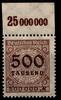 Deutsches Reich Deutsches Reich 313AP OR postfrisch Platte A MiNr. 313AP OR postfrisch Platte A -