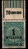 Deutsches Reich Deutsches Reich 314AW OR postfrisch 0/6/0 - 1/5/1 MiNr. 314AW OR postfrisch 0/6/0 - 1/5/1 -