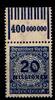 Deutsches Reich Deutsches Reich 319AW OR postfrisch 0/6/0 - 1/5/1 MiNr. 319AW OR postfrisch 0/6/0 - 1/5/1 -