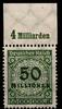 Deutsches Reich Deutsches Reich 321AP OR postfrisch Platte A MiNr. 321AP OR postfrisch Platte A -