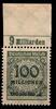 Deutsches Reich Deutsches Reich 322AP OR postfrisch Platte C MiNr. 322AP OR postfrisch Platte C -