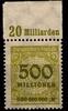 Deutsches Reich Deutsches Reich 324AP OR postfrisch Platte A MiNr. 324AP OR postfrisch Platte A -