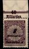 Deutsches Reich Deutsches Reich 325AP OR postfrisch Platte B MiNr. 325AP OR postfrisch Platte B -