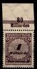 Deutsches Reich Deutsches Reich 325AP OR postfrisch Platte B MiNr. 325AP OR postfrisch Platte B -