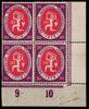 Deutsches Reich Deutsches Reich 110c PF I (2x) postfrisch 4er Block, 2x PFI, gepr. Infla MiNr. 110c PF I (2x) postfrisch 4er Block, 2x PFI, gepr -