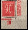 Deutsches Reich Deutsches Reich 163 postfrisch vom Eckrand MiNr. 163 postfrisch vom Eckrand -
