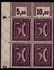 Deutsches Reich Deutsches Reich 183bW OR postfrisch 4er Block 2/9/2 und 3/7/3 gepr. Infla MiNr. 183bW OR postfrisch 4er Block 2/9/2 und 3/7/3 ge -