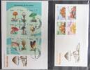 Gambia Gambia 2618-2621 und Kleinbogen 2622-2630 gestempelt als FDC / Pilze MiNr. 2618-2621 und Kleinbogen 2622-2630 gestempelt als FDC -