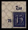 Deutsches Reich Deutsches Reich 185P OR postfrisch vom Eckrand MiNr. 185P OR postfrisch vom Eckrand -