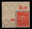 Deutsches Reich Deutsches Reich 189P OR postfrisch vom Eckrand MiNr. 189P OR postfrisch vom Eckrand -