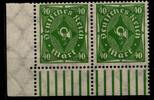 Deutsches Reich Deutsches Reich 232 postfrisch senkrechtes Eck- Unterrandrandpaar MiNr. 232 postfrisch senkrechtes Eck- Unterrandrandpaar -