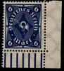 Deutsches Reich Deutsches Reich 228W postfrisch vom Eckrand unten MiNr. 228W postfrisch vom Eckrand unten -