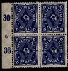 Deutsches Reich Deutsches Reich 228P postfrisch 4er Block vom Seitenrand MiNr. 228P postfrisch 4er Block vom Seitenrand -