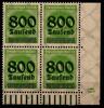 Deutsches Reich Deutsches Reich A308a postfrisch 4 er Block vom Eckrand MiNr. A308a postfrisch 4 er Block vom Eckrand -