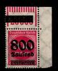 Deutsches Reich Deutsches Reich 303 OPD postfrisch - 1/11/1 vom Eckrand MiNr. 303 OPD postfrisch - 1/11/1 vom Eckrand -