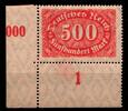 Deutsches Reich Deutsches Reich 251 postfrisch vom Eckrand MiNr. 251 postfrisch vom Eckrand -