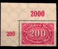 Deutsches Reich Deutsches Reich 248P OR postfrisch vom Eckrand MiNr. 248P OR postfrisch vom Eckrand -