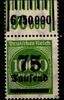 Deutsches Reich Deutsches Reich 288W OR postfrisch 1/11/1, 1/5/1 MiNr. 288W OR postfrisch 1/11/1, 1/5/1 -