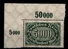 Deutsches Reich Deutsches Reich 256P OR postfrisch vom Eckrand MiNr. 256P OR postfrisch vom Eckrand -