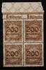 Deutsches Reich Deutsches Reich 323APa OR postfrisch Platte B, 4er Block MiNr. 323APa OR postfrisch Platte B, 4er Block -