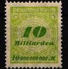 Deutsches Reich Deutsches Reich 328 HT postfrisch geprüft Infla MiNr. 328 HT postfrisch geprüft Infla -