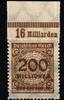 Deutsches Reich Deutsches Reich 323BP OR postfrisch Platte B MiNr. 323BP OR postfrisch Platte B -