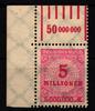 Deutsches Reich Deutsches Reich 317AW OR postfrisch - 1/5/1 vom Eckrand MiNr. 317AW OR postfrisch - 1/5/1 vom Eckrand -